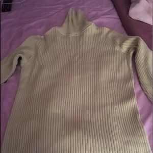 Green turtle neck sweater from the Gap